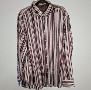 Bugatchi Uomo Striped Long Sleeve Button Up